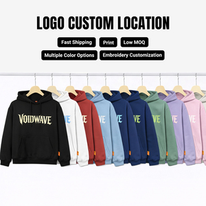 Felpa con Cappuccio Oversize con Stampa Gotica per Uomo, in Cotone Pesante, Stile Streetwear - Product Image 5