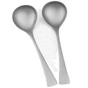 Outdoor-Geschirr Reiner Titan-Suppen löffel Haushalt Langgriff-Suppen löffel Runder Outdoor-Camping-Suppen löffel - Product Image 1