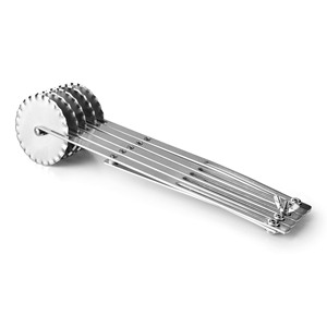 Set di Tagliapasta Estensibili in Acciaio Inox con Lunghezza Regolabile, Utensile per Pasticceria - Product Image 2