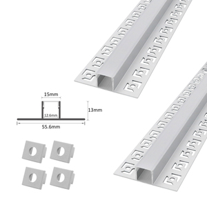 Profils en aluminium pour <span class=keywords><strong>bande</strong></span> LED 081, moulures linéaires LED pour <span class=keywords><strong>plafond</strong></span> en plaques de plâtre - Product Image 4