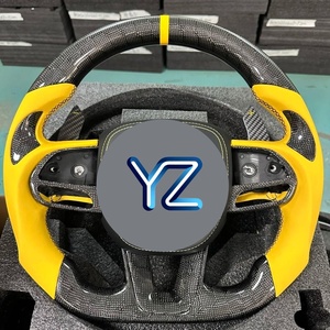 Volant de course personnalisé YZ en cuir et fibre de carbone pour Dodge Charger <span class=keywords><strong>Challenger</strong></span> Hellcat Charger <span class=keywords><strong>Challenger</strong></span> SRT10 <span class=keywords><strong>RT</strong></span> - Product Image 3