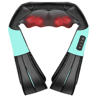 Oreiller de pétrissage électrique Deep Tissue Shiatsu Masseur d'épaule et de cou
