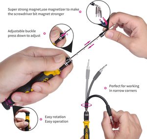 <b>Computer</b> Repair Kit 115 in 1 Magnetic Laptop Screwdriver Kit Precision Screwdriver Set <b>Small</b> Impact Screw Driver Set with Case - Product Image 4