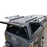 Couverture de benne étanche en alliage d'aluminium avec verrouillage pour pick-up 4x4 – Installation sans perçage – Capot de camping-car sur mesure