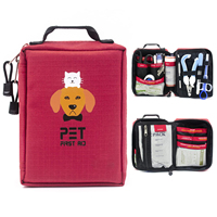 Trousse de premiers secours portable personnalisée pour animaux de compagnie, de qualité supérieure, pour la maison et l'extérieur, idéale pour les aventures et les situations d'urgence