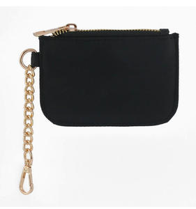 Mini Cartera con Cremallera, Monedero con Parche de Letras, Llavero, Porta Tarjetas de Nylon Resistente para Mujer - Product Image 3