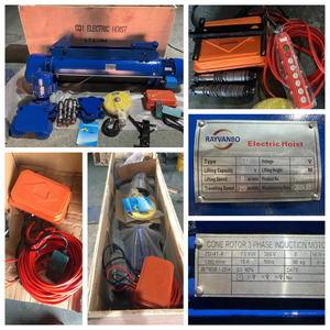 Promo Terbatas Alat Angkat Gym Hoist Crane Listrik 1 ton sampai 10 ton Mini Quiet Electric Winch Wire Rope Hoist Trolley - Product Image 5