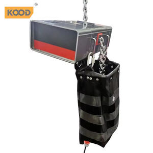 220V rantai listrik <span class=keywords><strong>Hoist</strong></span> aluminium Aloi tahap rangka tinggi kecepatan tetap mengangkat restoran hotel baja 80kg pengendali jarak jauh - Product Image 3