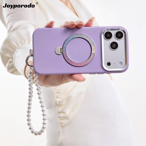 Étui de téléphone JOYPORODO L169 avec support scintillant, étui magnétique pour téléphone portable en PC pour <span class=keywords><strong>iPhone</strong></span> 15 16 17 Pro Max, support antichoc, Capa De Celular - Product Image 4