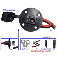 Konektor Panel Surya SAE 2Pin, Kabel SAE, Soket Daya SAE Harga Pabrik, Port Sidewall, Konektor Flush Mount SAE Quick Connect