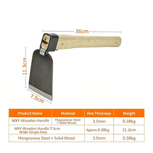 Petite <span class=keywords><strong>houe</strong></span> de jardinage pour l'extérieur, outil agricole pour le désherbage, le creusement, <span class=keywords><strong>la</strong></span> plantation de légumes et <span class=keywords><strong>la</strong></span> culture de fleurs - Product Image 4