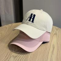 Topi Baseball Katun Logo Kustom Bordir Vintage Langsung dari Pabrik, Model Soft Crown dengan Huruf untuk Pria dan Wanita