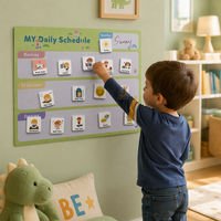 Planificateur de motivation pour enfants magnétique, amovible et réutilisable Uni-Felt, design original UCI
