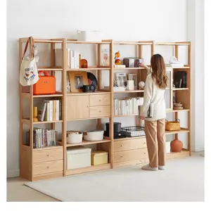 새로운 디자인 현대 방 간단한 가구 공간 절약 창조적인 저장 책장 회귀 둥근 책꽂이