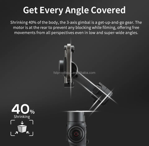 <span class=keywords><strong>Zhiyun</strong></span> <span class=keywords><strong>Smooth</strong></span>-Estabilizador de cardán para teléfono inteligente, cardán de mano de 3 ejes mejorado con trípode de agarre de luz de relleno integrado (gris) - Product Image 4