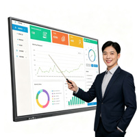 Pizarras Interactivas Inteligentes con IA de 55, 65, 75, 86 y 98 Pulgadas, 4K, Google EDLA, para Enseñanza, Fabricadas en China, OEM/ODM, en Venta