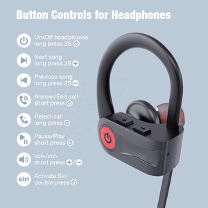 Cuffie Bluetooth V6.0 Impermeabili per Sport con 16 Ore di Autonomia, Auricolari Wireless - Product Image 2