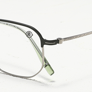 Monturas de Gafas Rectangulares de Titanio con Aro Completo para Adultos, Unisex, Ligeras, para Corrección de la Visión, Diseño de Color Sólido - Product Image 2