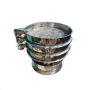 Precio de fábrica Máquina de tamiz de vibración de polvo de acero inoxidable Máquina de tamizado vibratorio de grado alimenticio - Product Image 3