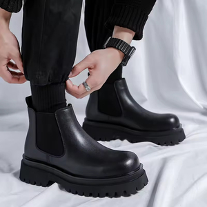 Zapatos casuales de alta calidad para hombre, botas de invierno para hombre con aumento de altura, zapatos formales - Product Image 4