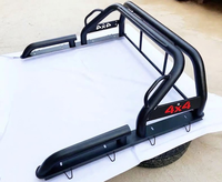 Barre de protection arrière tout-terrain pour pick-up avec support de barre lumineuse LED pour benne courte de 5 et 6 pieds