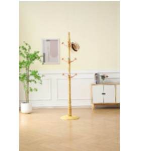 Porte-manteau en bois moderne 36903-M3 36903-M3-A/B/G/H/W - Product Image 1