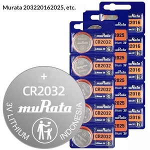 Pile bouton Murata CR2032 <span class=keywords><strong>3V</strong></span> pour télécommandes de voiture (Chine) 2016 2025 1616 1620 2450 1632 - Product Image 2