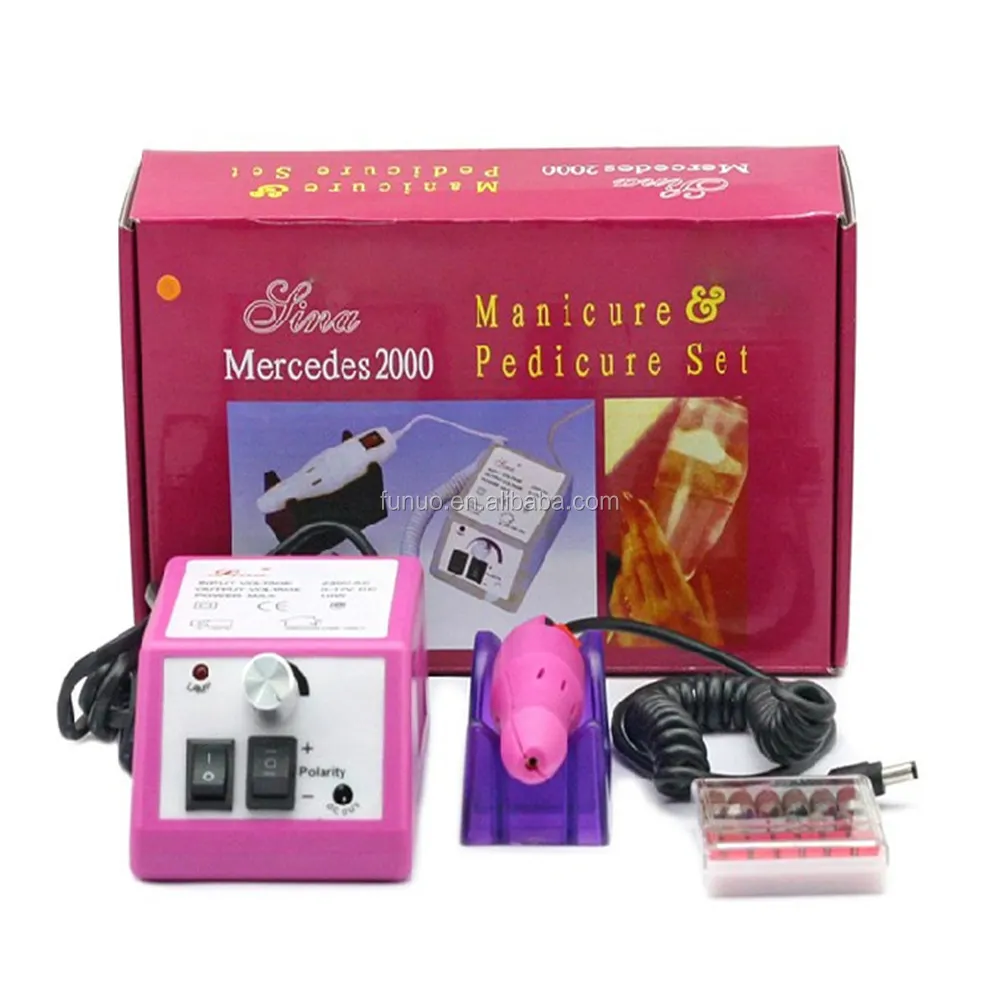 Taladro eléctrico profesional para manicura y pedicura, Kit de herramientas, pulidora de uñas, máquina de pulido y esmaltado