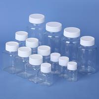 MAYSURE Offre Spéciale PET 30ml 50ml 80ml 100ml Transparent Carré Pilule Bouteille Capsule Bouteille Médicament Comprimé Contenants