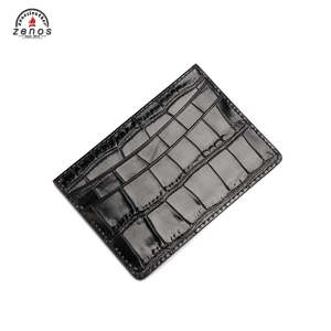 Zenos Crocodile Patterned Pu Men Slim <b>Credit</b> <b>Card</b> Holder RFID <b>Protection</b> <b>Wallet</b> Customizable Logo - Product Image 6