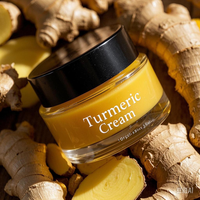 Crème Hydratante Visage Bio au Curcuma Éclaircissante Anti-Âge à la Vitamine C