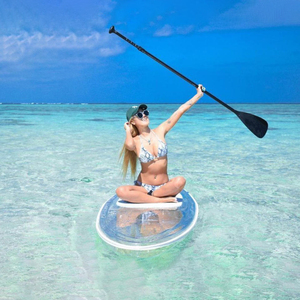 Tabla de <span class=keywords><strong>Paddle</strong></span> Surf de PC de 17 cm para Surfear en el Mar, <span class=keywords><strong>Alquiler</strong></span> de Tabla Rígida Transparente para Playa - Product Image 4