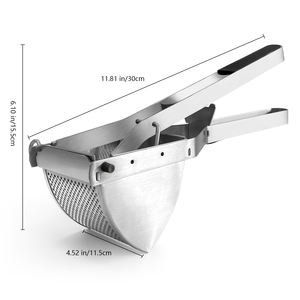 Schiacciapatate in Acciaio Inox Resistente all'Ingrosso, Capacità Extra Large, Facile da Usare, Utensile per Spremere per Uso Domestico - Product Image 6
