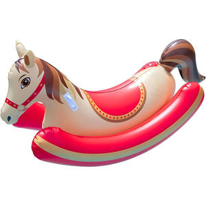 Caballo inflable para montar en la piscina, flotador para adultos y niños, juguete acuático para jugar en el agua al aire libre en verano. - Product Image 1