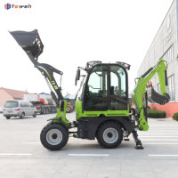 Chargeuse-Pelleteuse Diesel Yaweh à Prix Compétitif, Fabricants d'Équipements de Terrassement, Tracteur Compact 4x4 Chargeuse-Pelleteuse Mini