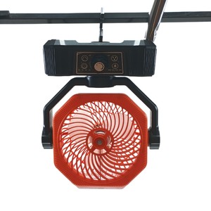Ventilateur solaire de camping rechargeable avec pulvérisation de brume, portable, silencieux, pour la pêche en extérieur - Product Image 4