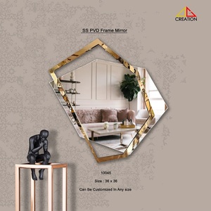 Brillo de larga duración y resistente a la corrosión Premium SS 304 PVD Marco Espejo Material duradero con un diseño moderno y elegante - Product Image 6