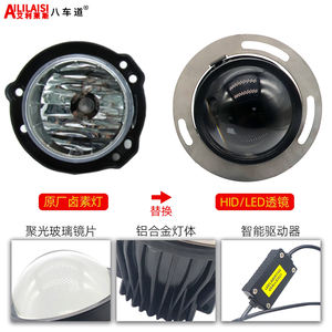 ไฟตัดหมอกโปรเจคเตอร์เลนส์ไบโฟคอล LED สีเหลืองขาว สำหรับ <span class=keywords><strong>Toyota</strong></span> Avanza <span class=keywords><strong>Veloz</strong></span> Agya Wigo ปี 2012-2023 อัพเกรดแบบ OEM - Product Image 4