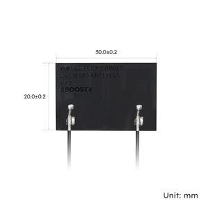 Antena Interna Adhesiva Aboosty AIWF028 WiFi 6E 2x2 <span class=keywords><strong>MIMO</strong></span> FPC 2.4G 5G 6G de Alta Eficiencia para Router y Puerta de Enlace IoT - Product Image 2
