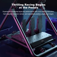 Oferta Especial Paquete V12Lite Volante Simulador de Carreras Gaming de Transmisión Directa con Dial de 11 Pulgadas y Fuerza de 6 Nm