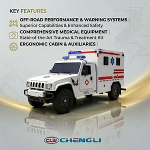 Ambulance de secours tout-terrain Dongfeng M-Hero 4x4 avec châssis Mengshi 4x4 - Product Image 1
