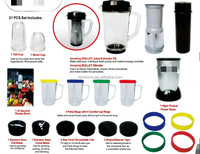Direct Factory Mini Blender Magic Bullet Pièces de rechange-Cross Blade & 16oz Cup pour MB1001 Series Nutribullet Blender Cups