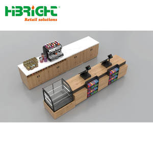 Comptoir de caisse moderne pour supermarché, comptoir de service en acier pour la vente en gros - Product Image 2