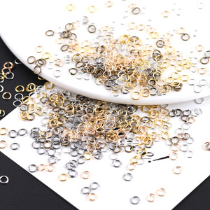 Multi Colored Metal Closed Jump Rings 0.5x3mm For Necklace Making DIY Jewelry Accessories Round Shape Mixed Colors Plated - Product Image 1