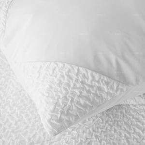 3 टुकड़े हल्के सफेद नरम seerksucker आराम से आराम करने के लिए एक आरामदायक और 2 तकिए के साथ सेट - Product Image 5