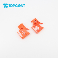 Topcent Cabinet Canal de tiroir hydraulique Amortisseur à fermeture douce Rails télescopiques Pousser pour ouvrir sous le montage Glissière de tiroir dissimulée