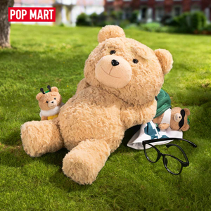 POP MART Co-branded TED2 <span class=keywords><strong>Oso</strong></span> de Peluche Articulado, Juguete de Peluche Suave, <span class=keywords><strong>Muñeco</strong></span> de Peluche de Moda para Escritorio, Regalo Premium - Product Image 4
