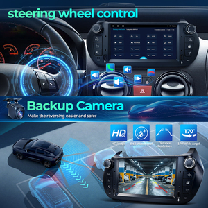 Autoradio con Schermo da 7 Pollici, Lettore DVD, Ricarica Rapida per <span class=keywords><strong>Fiat</strong></span> <span class=keywords><strong>Fiorino</strong></span> 2007-2016, Touchscreen IPS, Android Auto Wireless, Unità Stereo 4G - Product Image 6