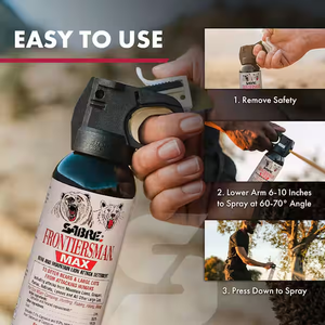 Repelente Profesional para Osos 470ml Alcance 9m Personalizable Disuasión Animales Salvajes Seguridad Exterior Herramienta Emergencia Camping - Product Image 2