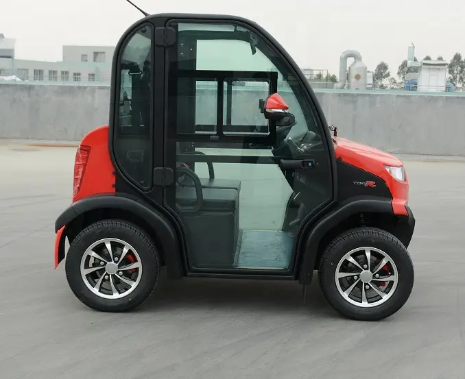 2 Seaters Electric Mini Cart 2 Passengers Vehicle With 4KW Motor